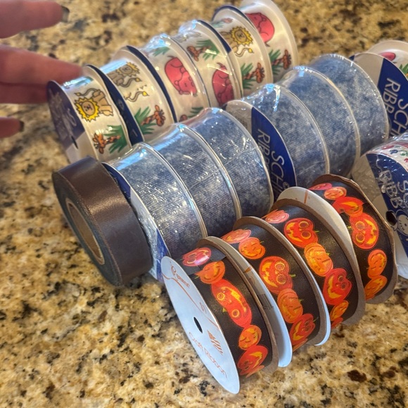 Colorful Patterned Ribbon Set - Picture 12 of 12